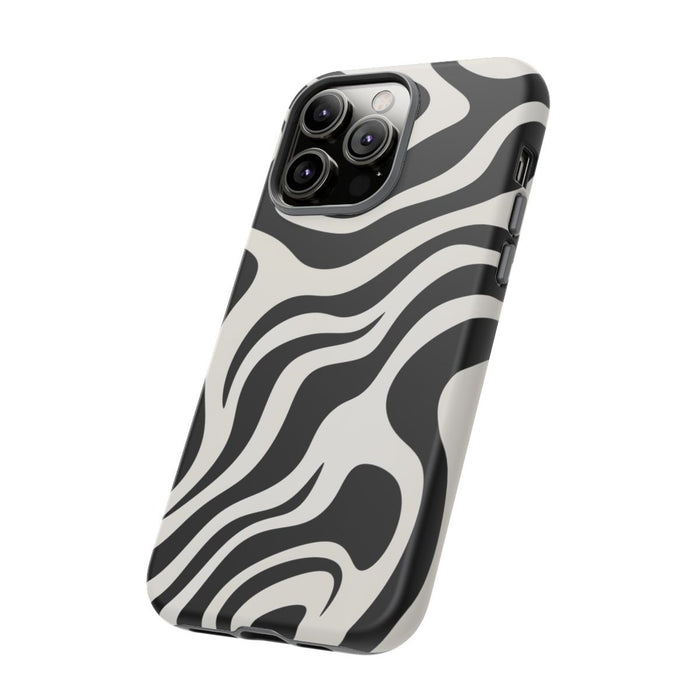Zwart-Wit Abstract Zebra-Patroon