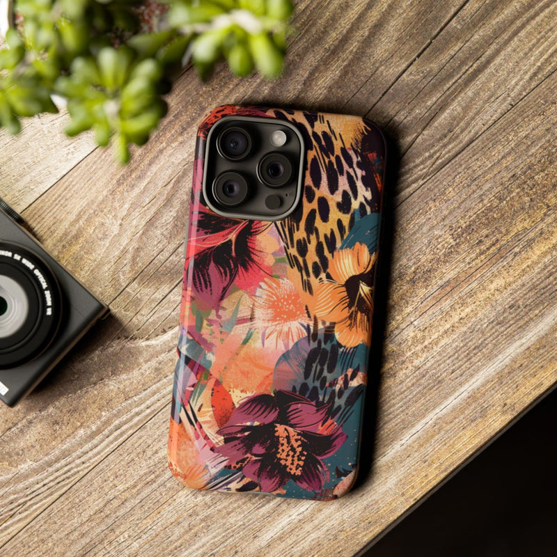 Abstracte Bloemen- en Dierenprint