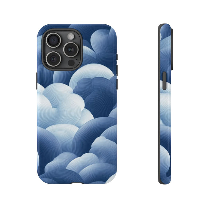 Blauw-Wit Wolkenpatroon