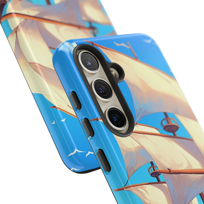 Zeilschip op Blauwe Oceaan