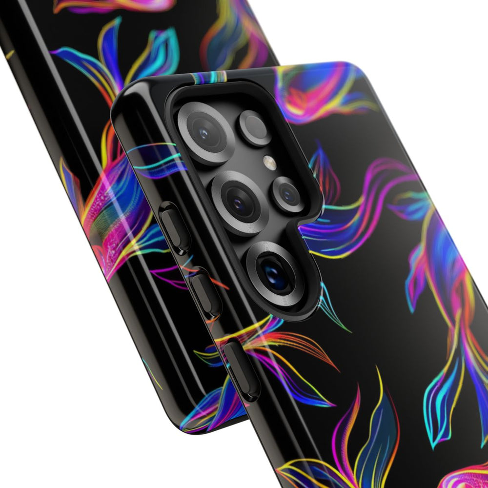 Neonkleurige Vissenpatroon