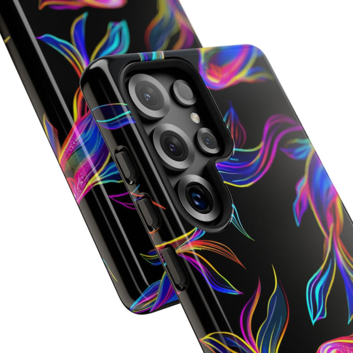 Neonkleurige Vissenpatroon