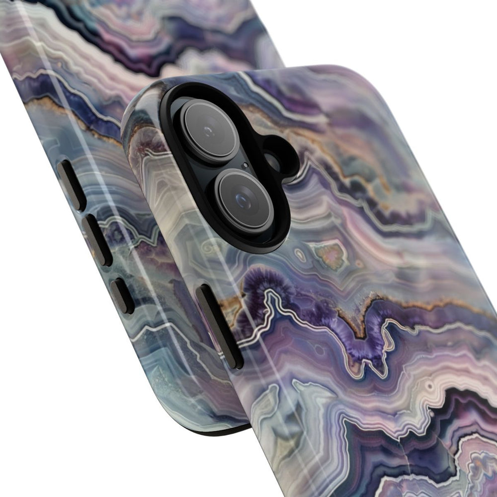 Paars-Blauw Geodepatroon