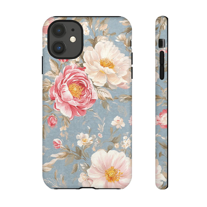 Romantisch Roze-Wit Bloemenpatroon
