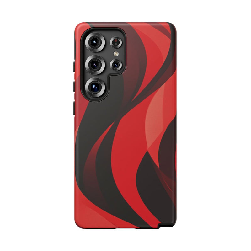 Modern Rood Golfpatroon