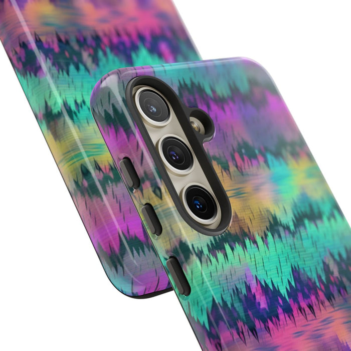 Kleurrijk Glitch Patroon Abstract Design