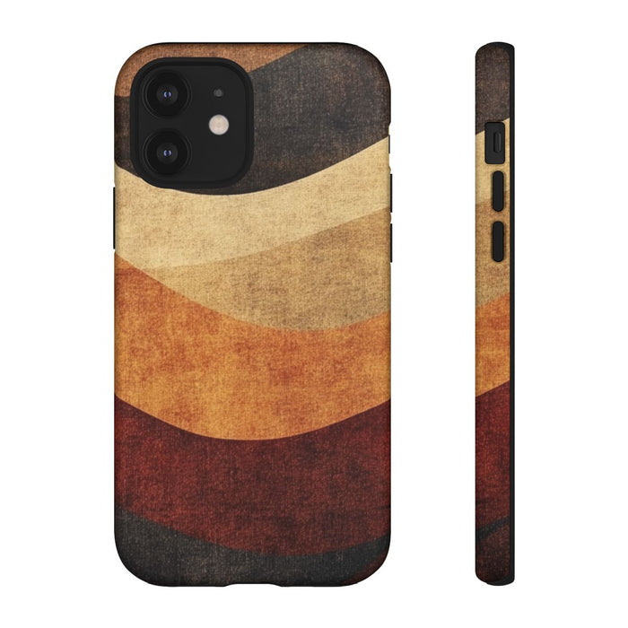 Warme Abstracte Golfpatronen