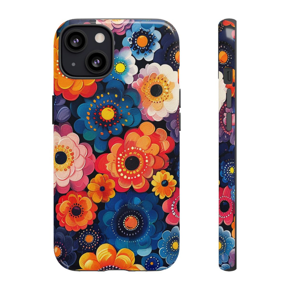 Levendig Abstract Bloemenpatroon