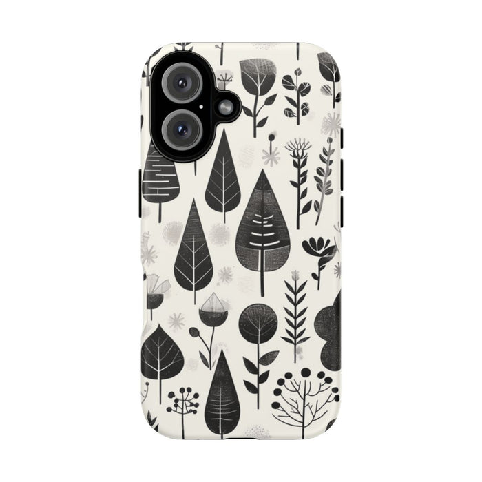 Monochroom Botanisch Patroon