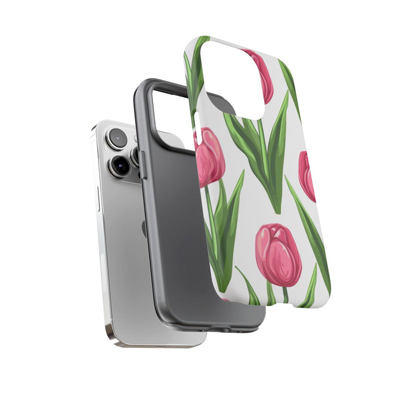 Roze Tulp Bloemenpatroon