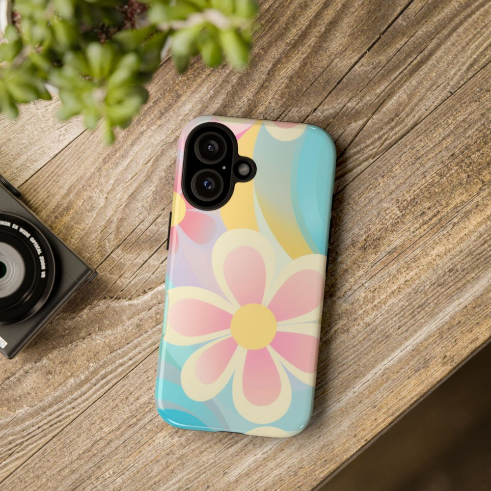 Pastel Groovy Bloemenpatroon