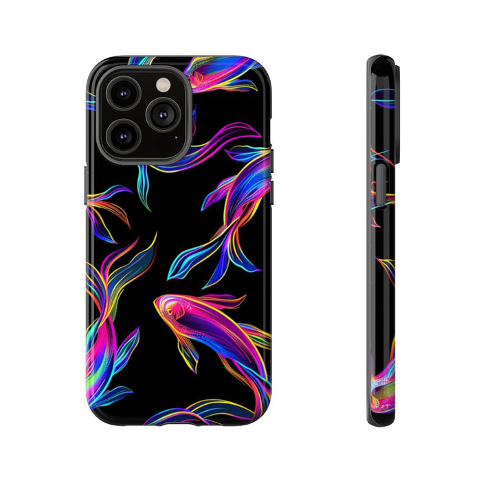 Neonkleurige Vissenpatroon
