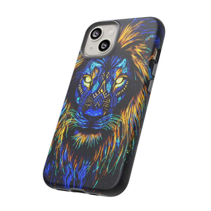 Gloeiende Leeuwenkop met Tribal Motief