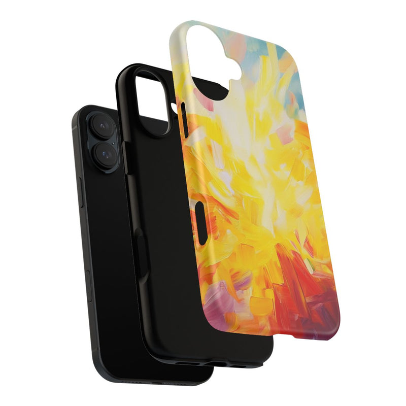 Vrolijke Abstracte Penseelstreken