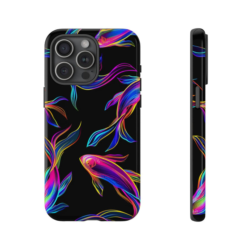 Neonkleurige Vissenpatroon