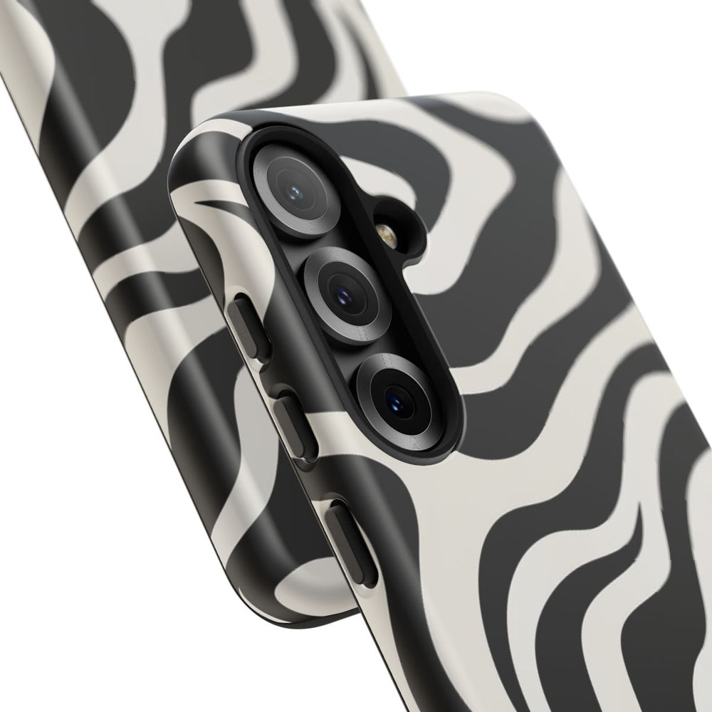 Zwart-Wit Abstract Zebra-Patroon