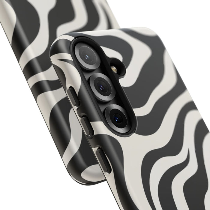 Zwart-Wit Abstract Zebra-Patroon