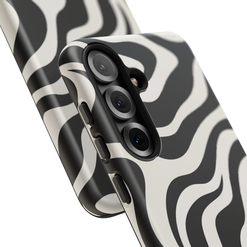 Zwart-Wit Abstract Zebra-Patroon
