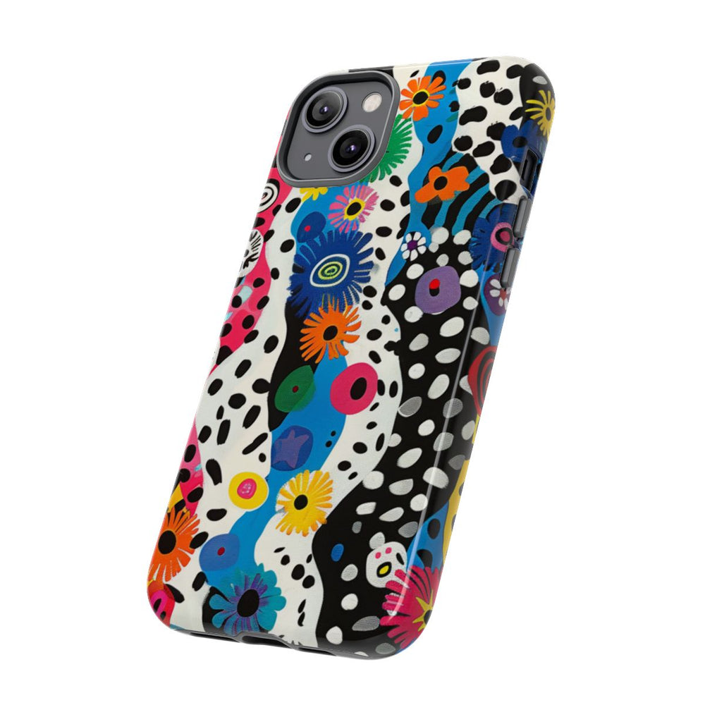 Kleurrijk Abstract Bloemen-Zebra Patroon