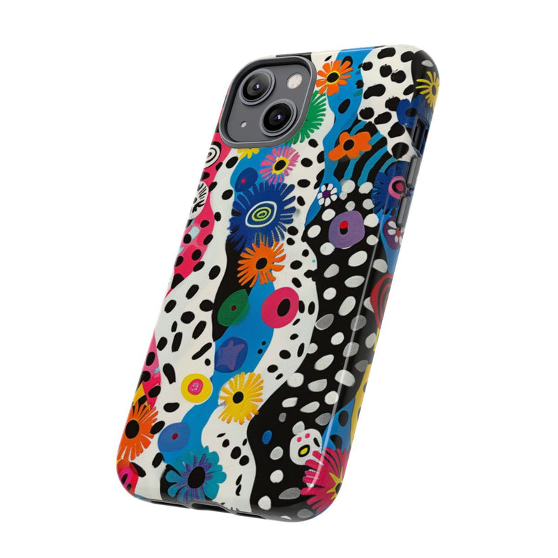 Kleurrijk Abstract Bloemen-Zebra Patroon