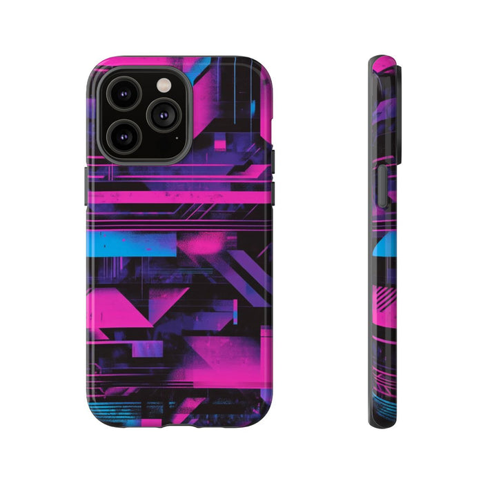 Neon Geometrisch Abstract Patroon