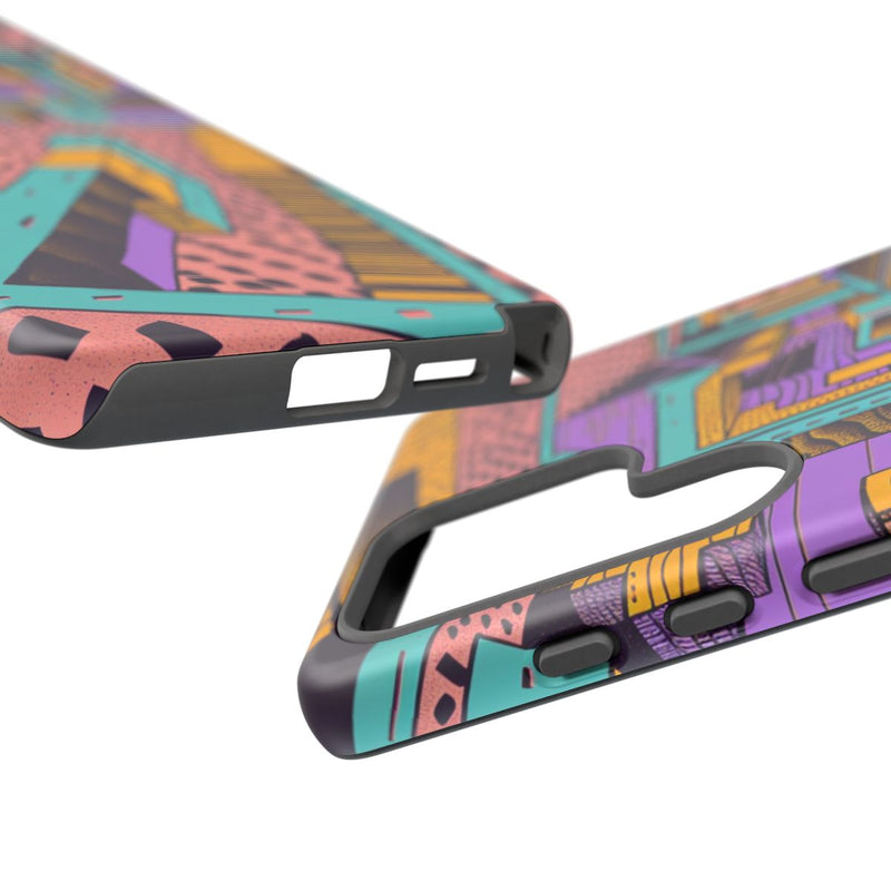 Geometrisch Abstract Patroon met Dieptewerking