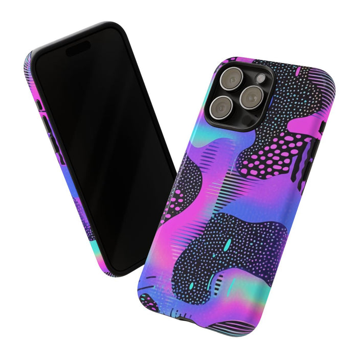 Abstract Neon Vaporwave Patroon