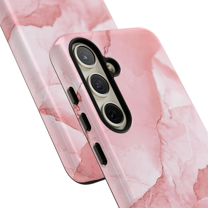 Roze Marmerstructuur met Glanzende Afwerking