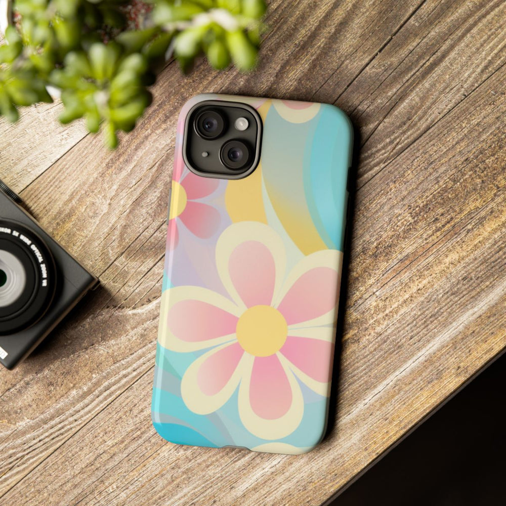 Pastel Groovy Bloemenpatroon