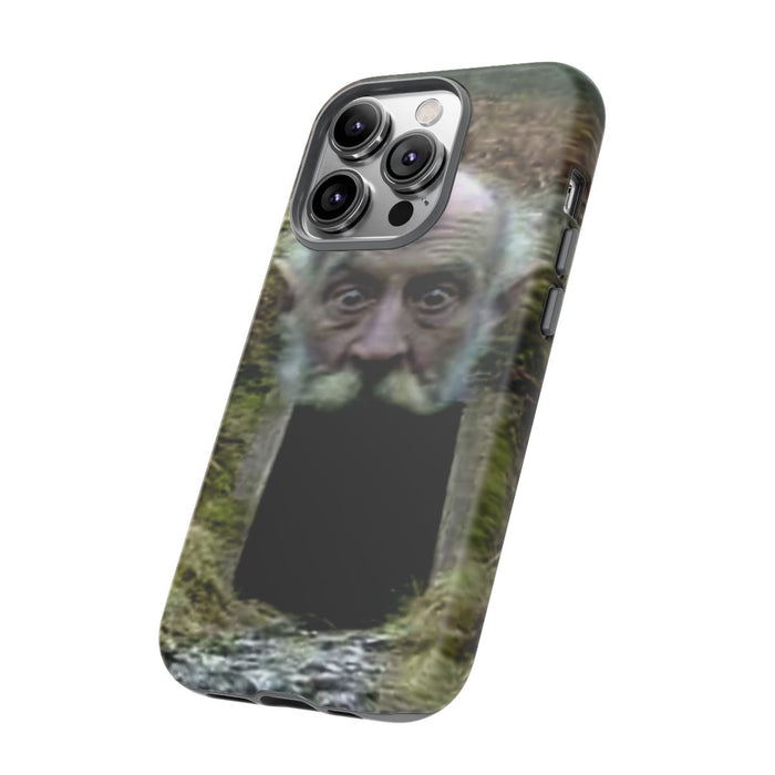 Surrealistische Reuzenhoofd-Toegang in de Natuur