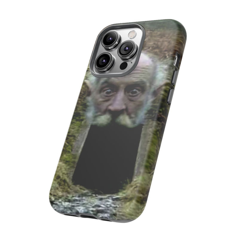 Surrealistische Reuzenhoofd-Toegang in de Natuur