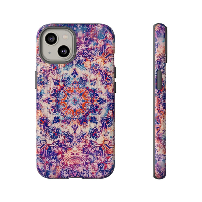 Gedetailleerd Psychedelisch Oosters Tapijtpatroon