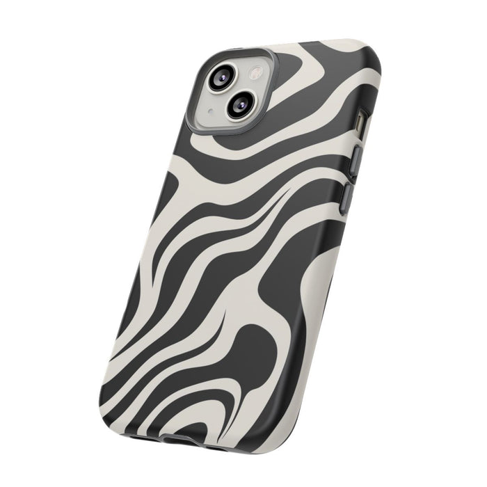 Zwart-Wit Abstract Zebra-Patroon