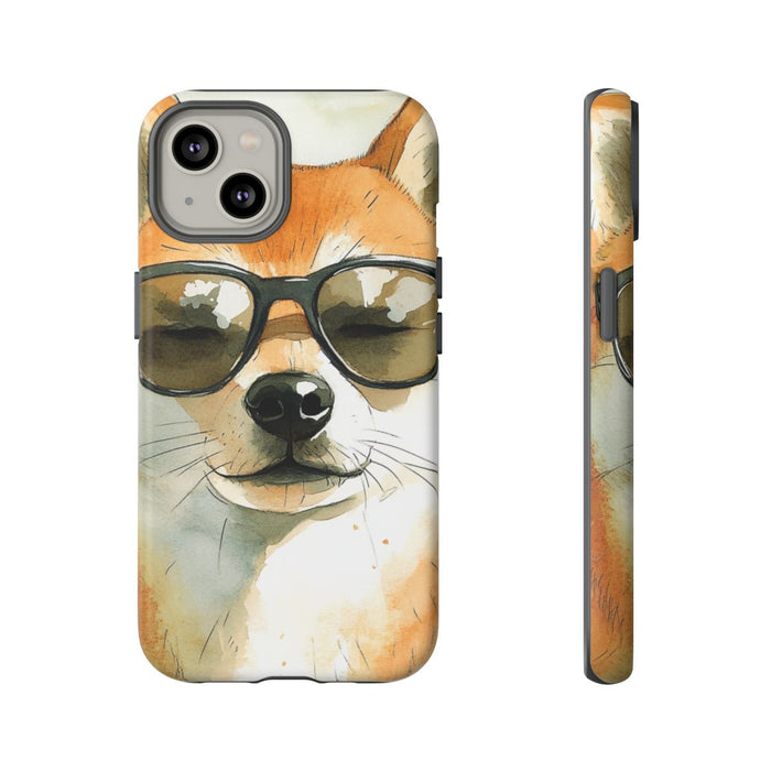 Stoere Shiba Inu met Zonnebril