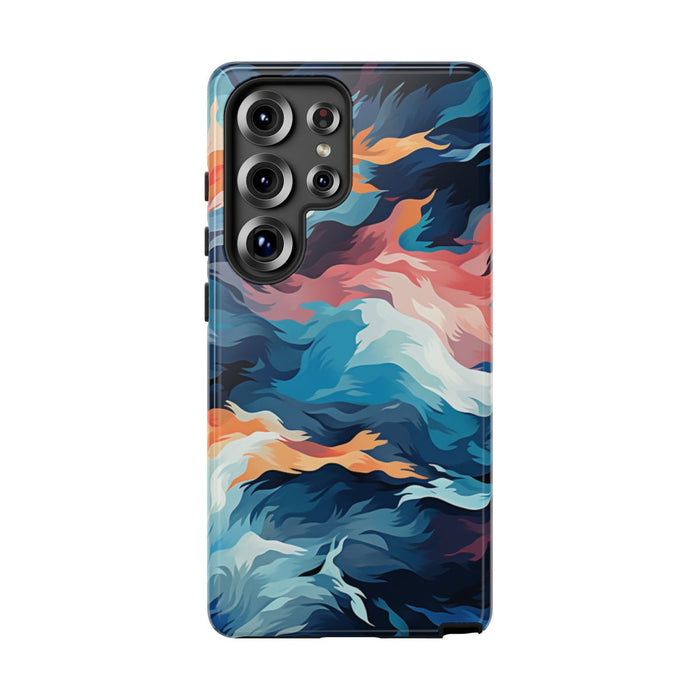 Abstracte Veelkleurige Vloeibare Golven