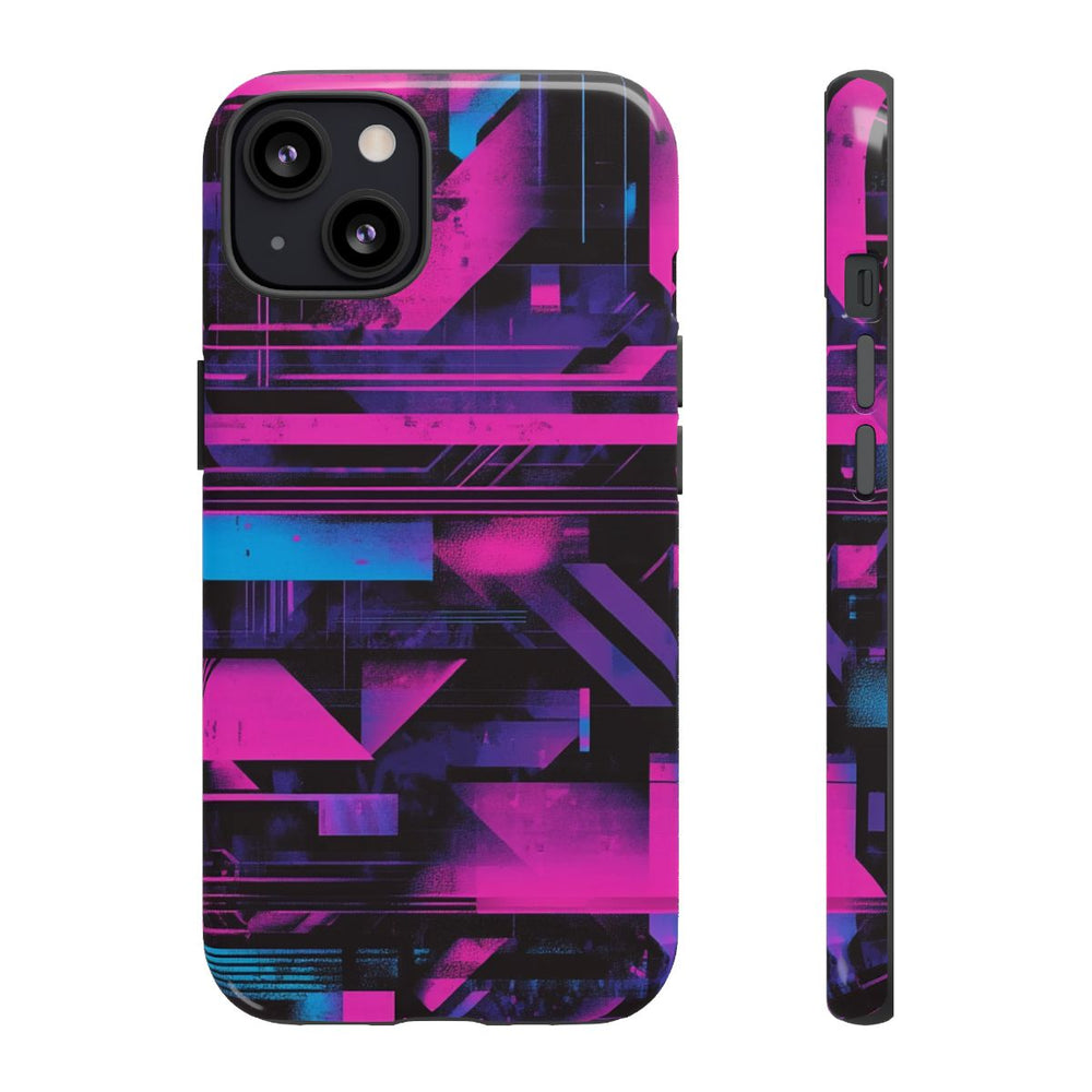 Neon Geometrisch Abstract Patroon