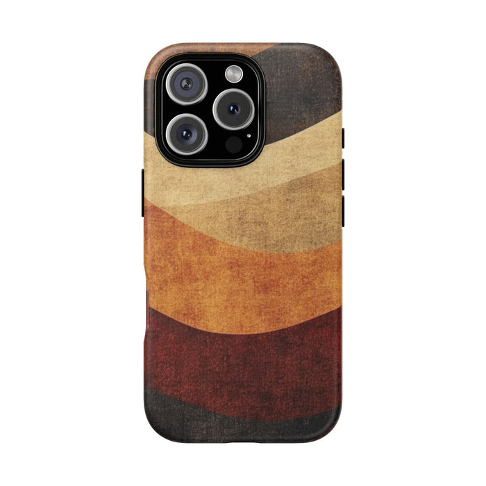 Warme Abstracte Golfpatronen