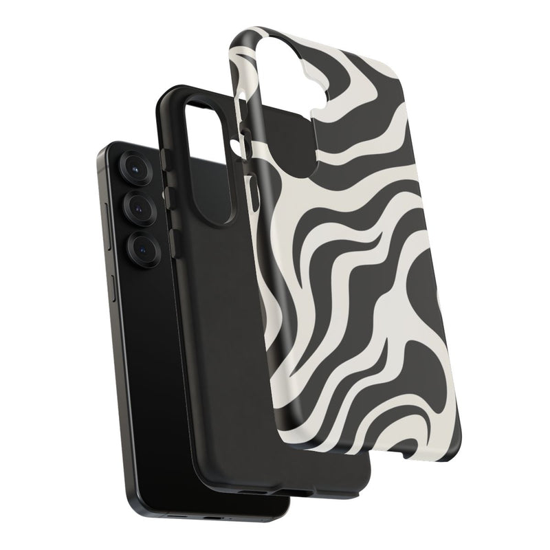 Zwart-Wit Abstract Zebra-Patroon