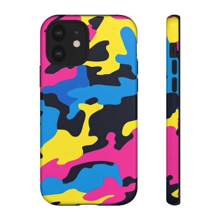 Neon Kleurrijk Camouflagepatroon