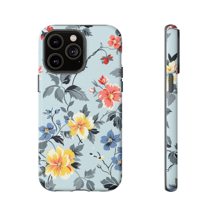 Vintage Bloemenpatroon in Pasteltinten