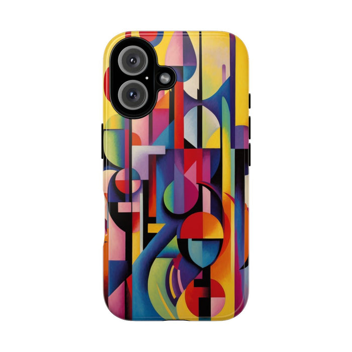 Abstracte Geometrische Vormen met Heldere Kleuren