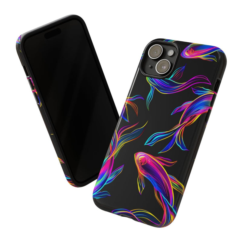 Neonkleurige Vissenpatroon