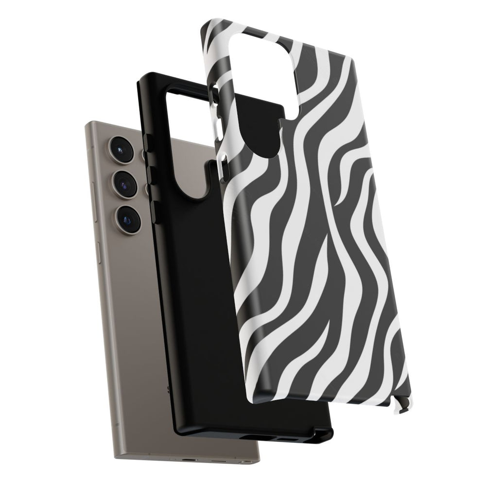 Zwart-Wit Zebra Strepenpatroon