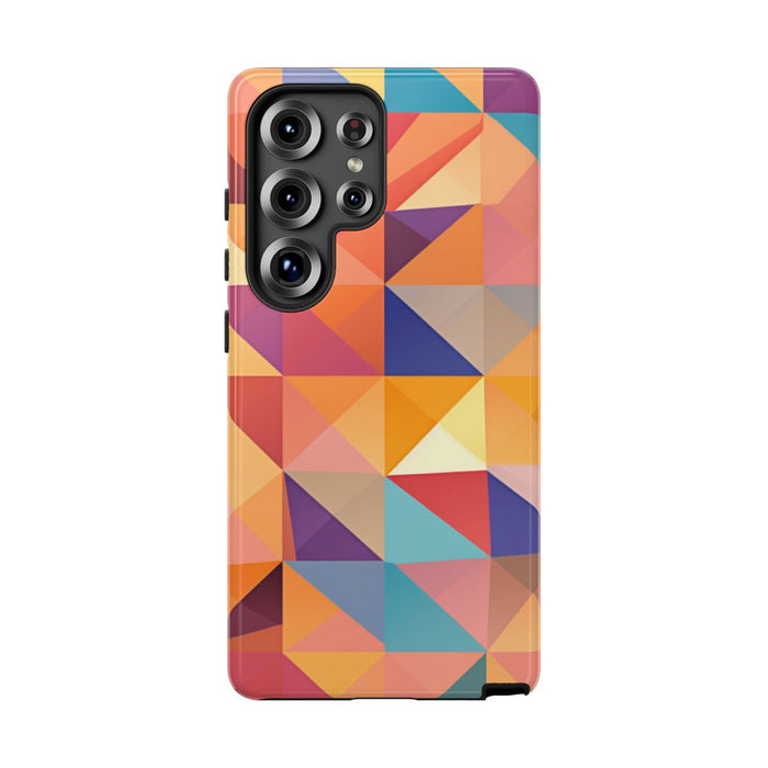 Kleurrijk Geometrisch Hoekpatroon
