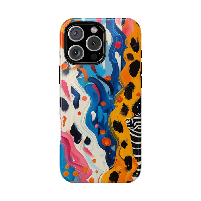 Abstract Kleurrijk Zebra Patroon
