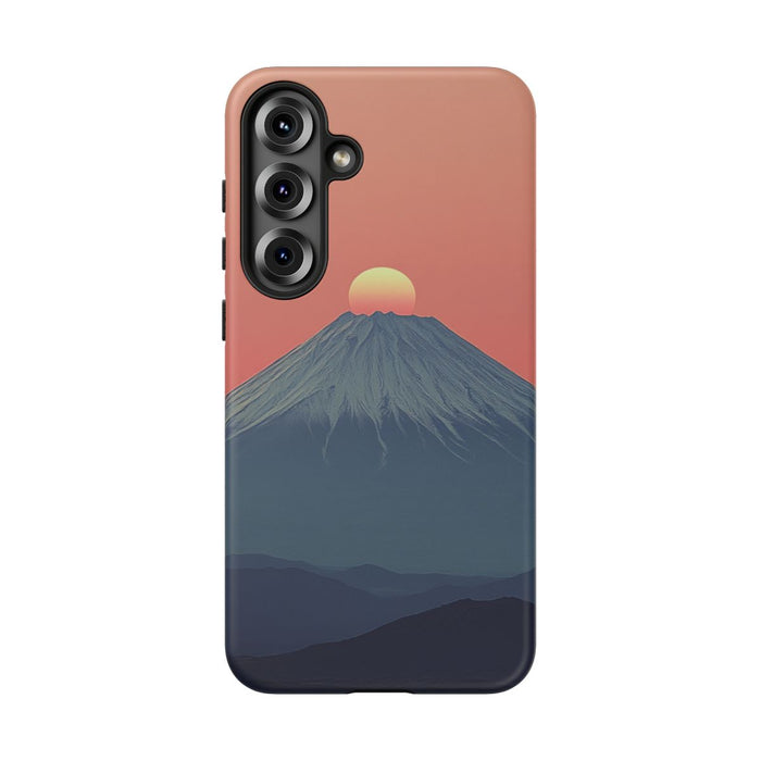 Mount Fuji bij Zonsondergang