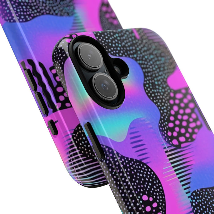 Abstract Neon Vaporwave Patroon