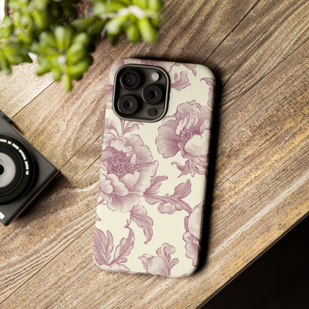 Elegante Victoriaanse Bloemenprint