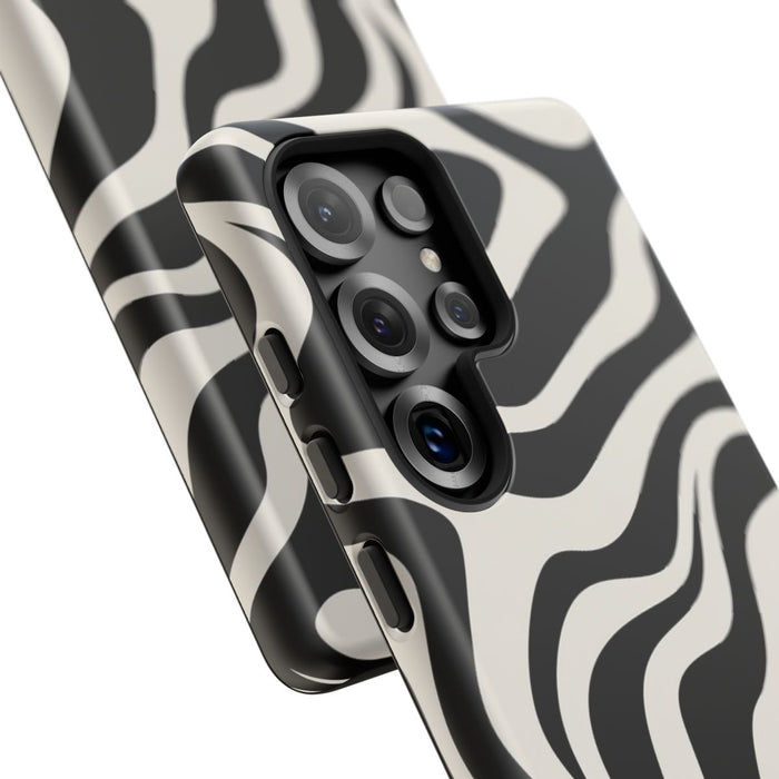 Zwart-Wit Abstract Zebra-Patroon