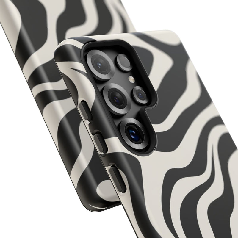 Zwart-Wit Abstract Zebra-Patroon